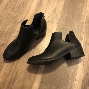 Black ankle boots